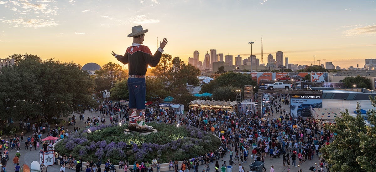 Big Tex at the State Fair of Texas, Fair Park, Dallas